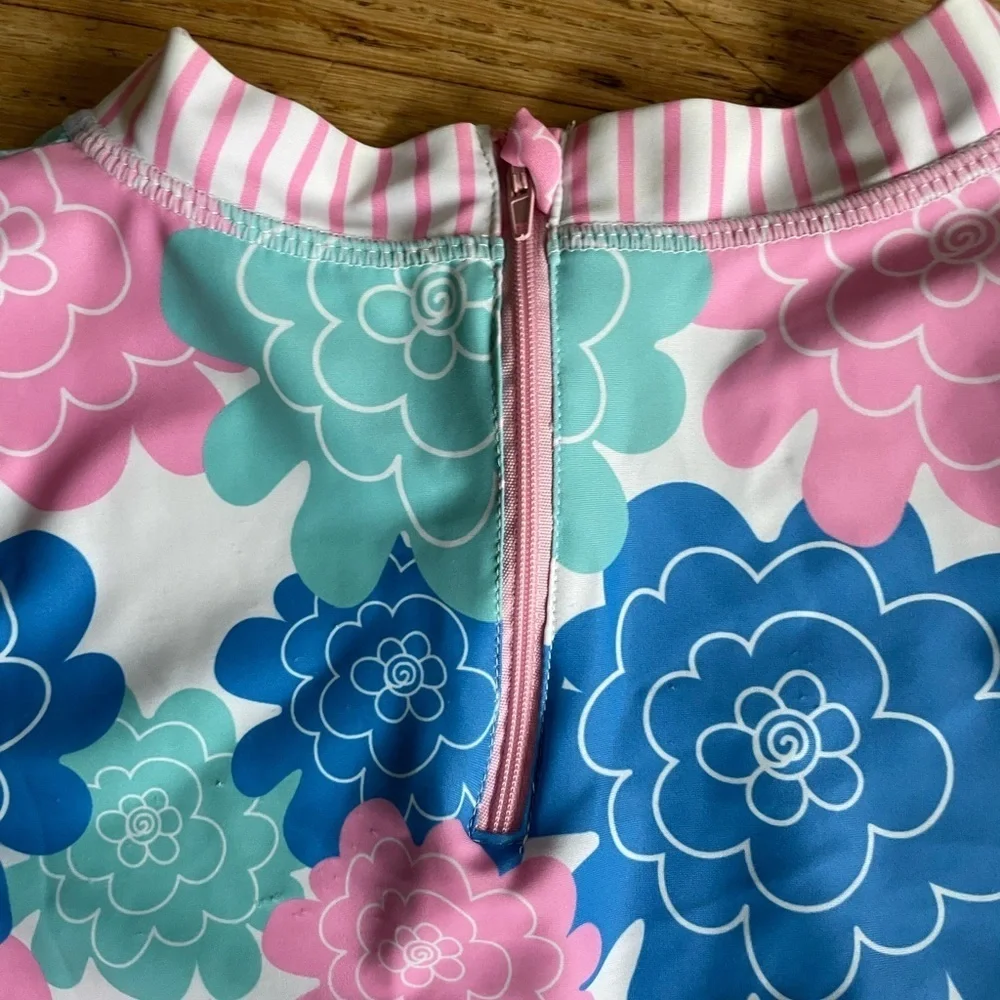 Ruffle butts rashguard family matching swim suit